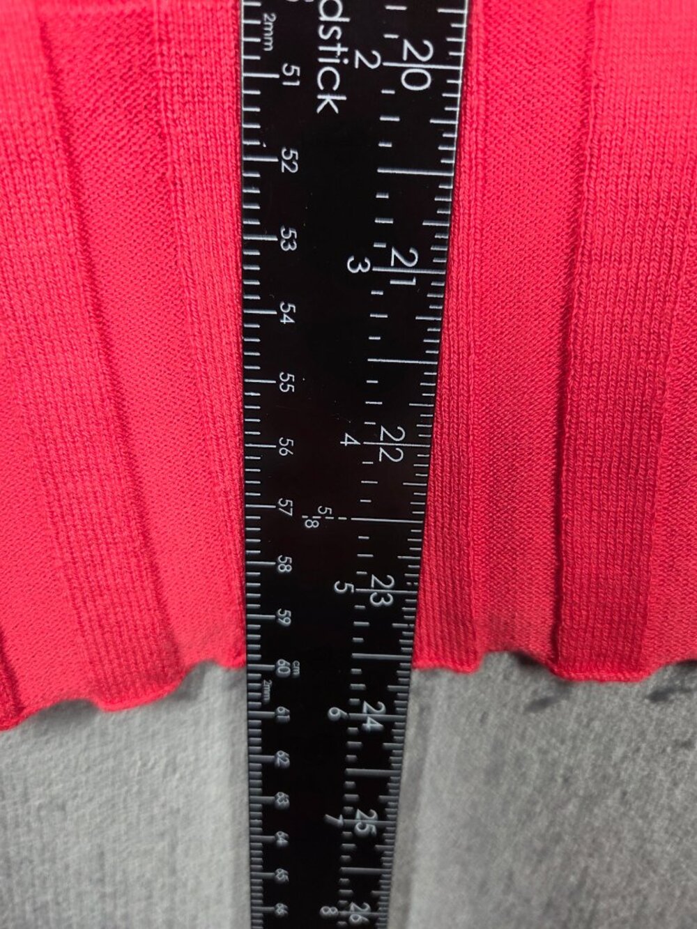 PLANET Lauren G Sweater Womens One Size Red Pullover Top Long Sleeve - Picture 4 of 7